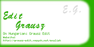 edit grausz business card